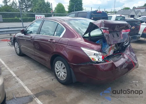 2011 Honda Accord 2.4 Lx from USA, damaged, VIN 1HGCP2F38BA097999